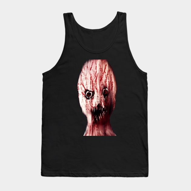 Scary blood face Tank Top by Interium